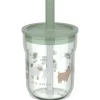 Bekers & Glazen*Mepal Kinderglas Mio 250ml met rietje groen