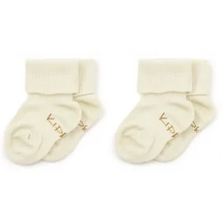 Kraamcadeaus|Sokken*Kipkep blijf sokjes 0-6m wit Off-White