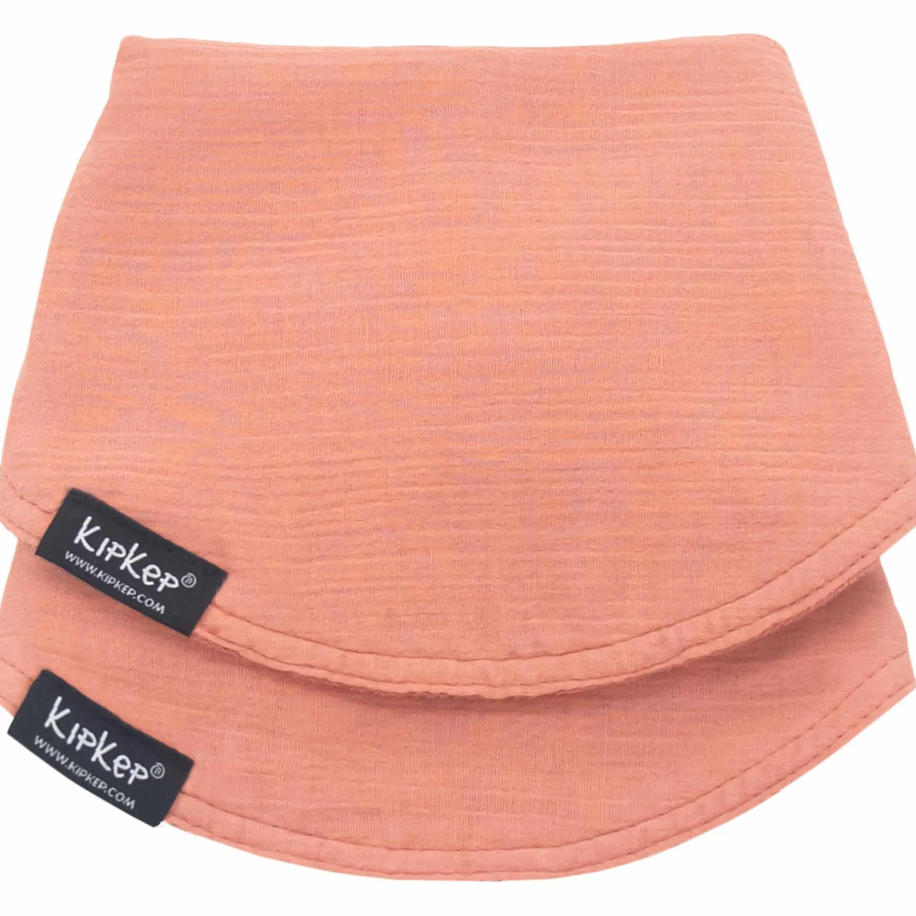 Slabbetjes*Kipkep 3-in-1 slab 2 stuks oranje