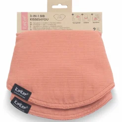Slabbetjes*Kipkep 3-in-1 slab 2 stuks oranje
