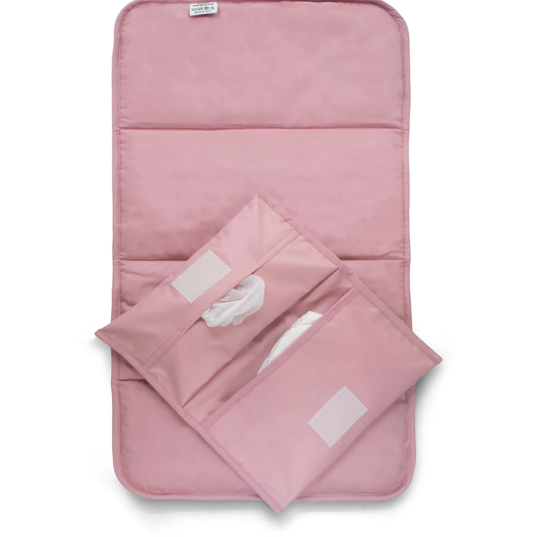 Luiertassen*Kipkep verschoningsmatje+luieretui combiset Mauve