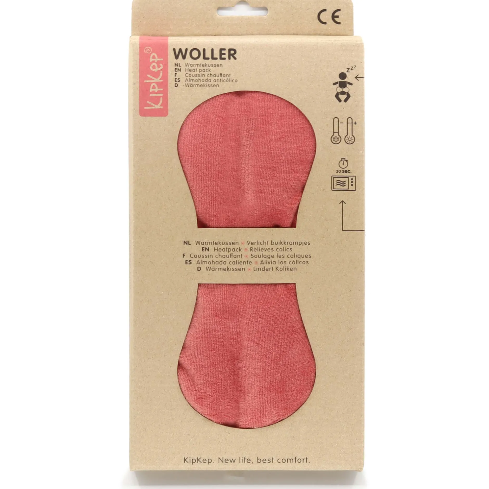 Kruiken & Kruikenzakken|Kruiken & Kruikenzakken*Kipkep Woller roze