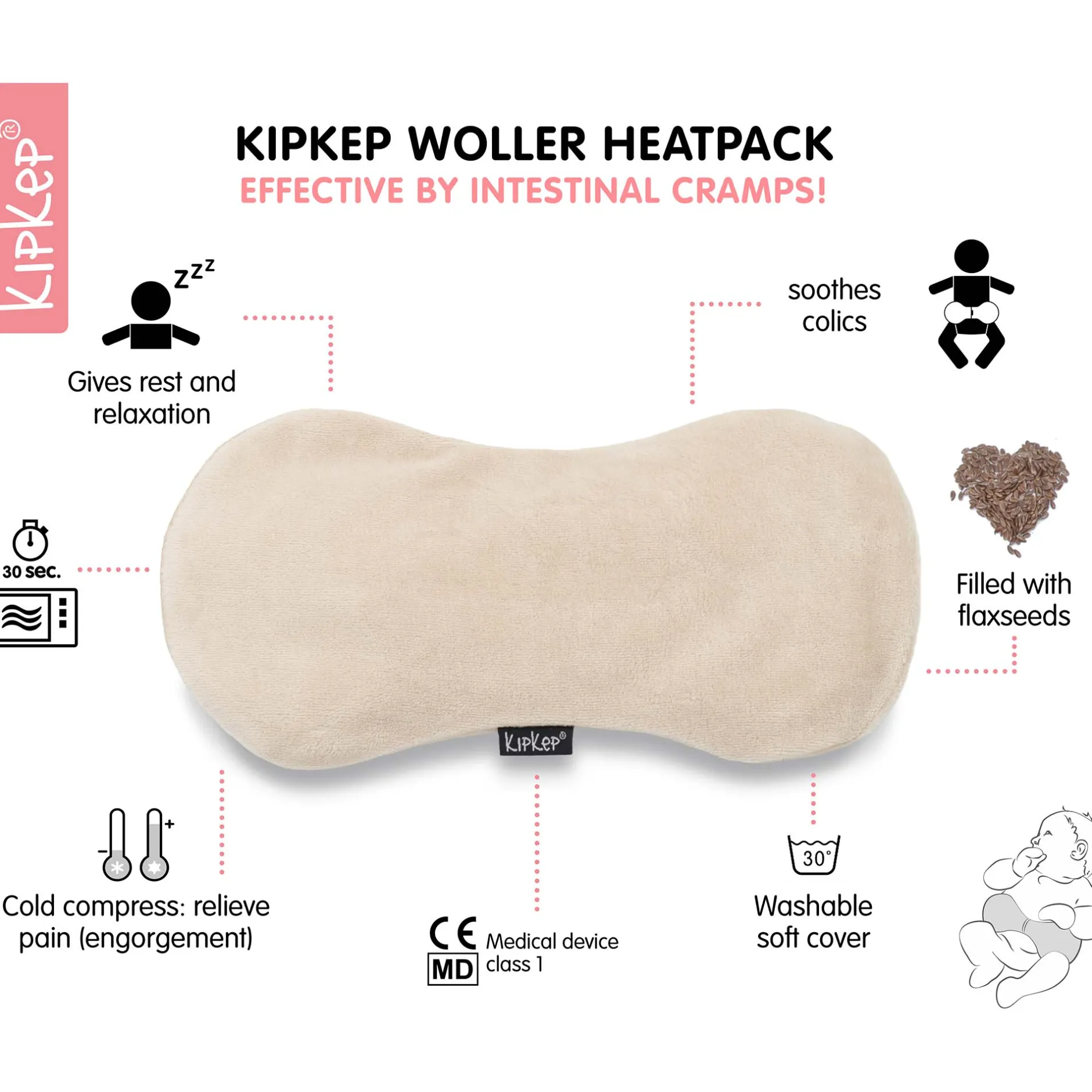 Kruiken & Kruikenzakken|Kruiken & Kruikenzakken*Kipkep Woller wit