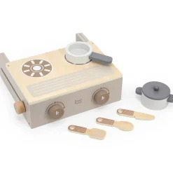 Keukens & Kinderservies*Label Label houten cooker / keuken set Beigebrown