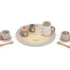 Keukens & Kinderservies*Label Label houten thee set Beigebrown
