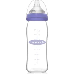 Flesjes*Lansinoh drinkfles Natural Wave glas 240ml naturel