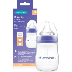Flesjes*Lansinoh drinkfles Natural Wave 160ml naturel