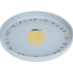 Kinderborden*Lässig Lassig bordje happy fruits lemon blauw