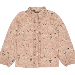 Shirts & Blouses|Shirts & Blouses*Levv peuter blouse lange mouwen all over print roze Light Pink