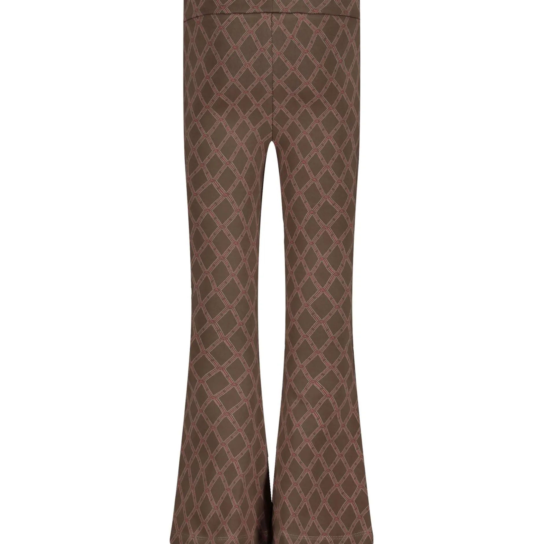Broeken & Leggings|Broeken & Leggings*Levv peuter flared all over print bruin Taupebrown