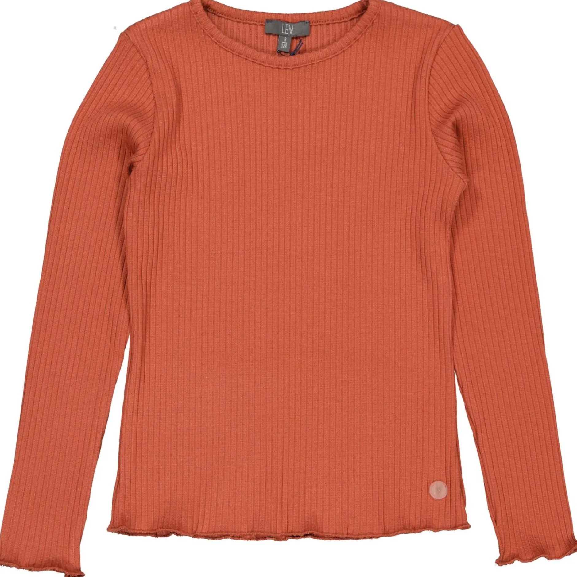 Shirts & Blouses|Shirts & Blouses*Levv peuter shirt lange mouwen effen oranje Orange Red