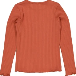 Shirts & Blouses|Shirts & Blouses*Levv peuter shirt lange mouwen effen oranje Orange Red