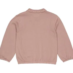 Truien & Vesten|Shirts & Blouses*Levv peuter trui lange mouwen effen roze Skin Piink