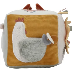 Interactief Speelgoed|Hangspeelgoed*Little Dutch activiteitenkubus Little Farm Mintgreen