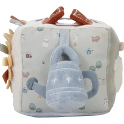 Interactief Speelgoed|Hangspeelgoed*Little Dutch activiteitenkubus Little Farm Mintgreen