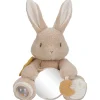 Knuffels*Little Dutch activiteitenknuffel Newborn Naturals Bunny Beigebrown