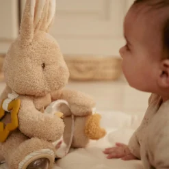 Knuffels*Little Dutch activiteitenknuffel Newborn Naturals Bunny Beigebrown