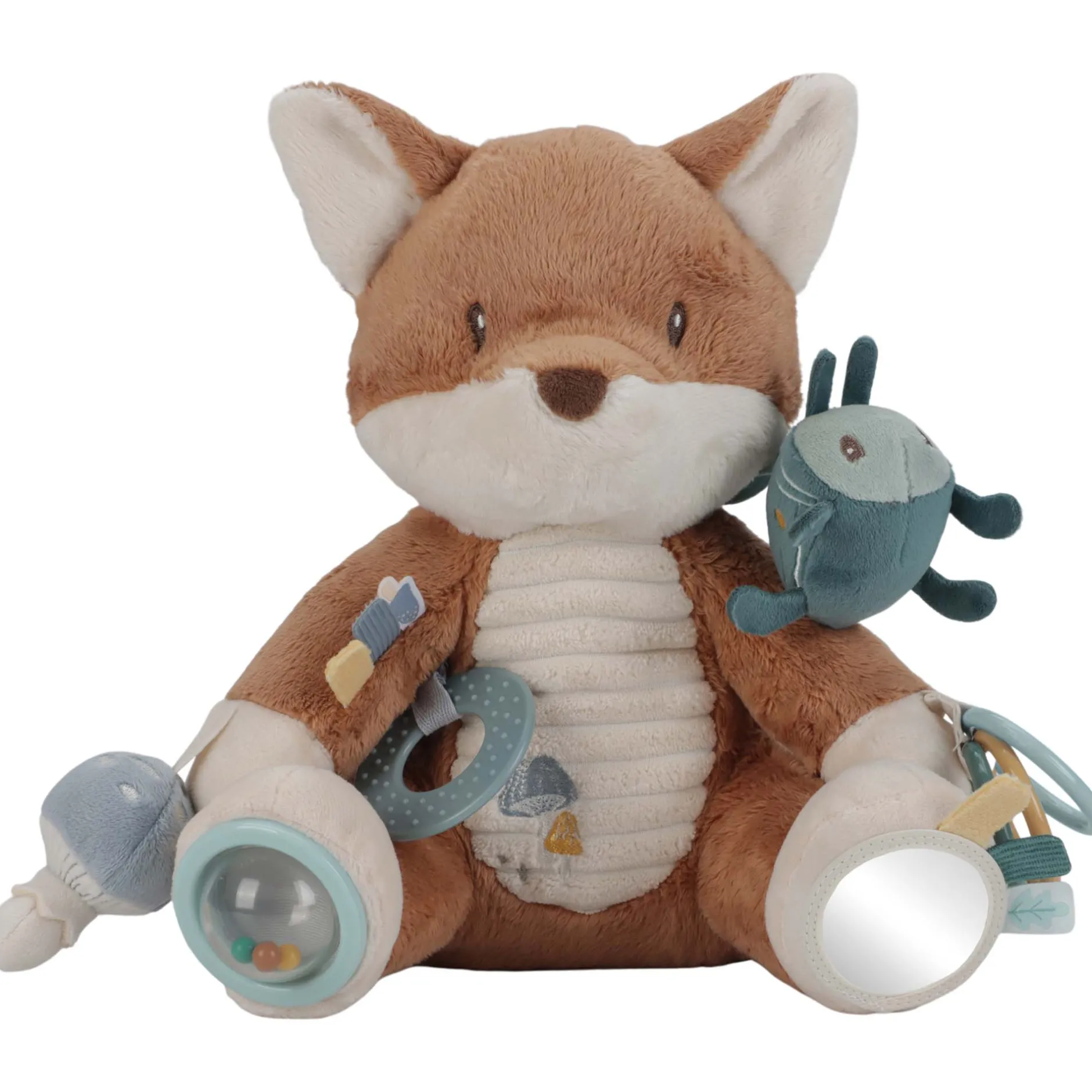 Hangspeelgoed|Speelgoed Voor Onderweg*Little Dutch activiteiten vos Forest Friends Lightbrown