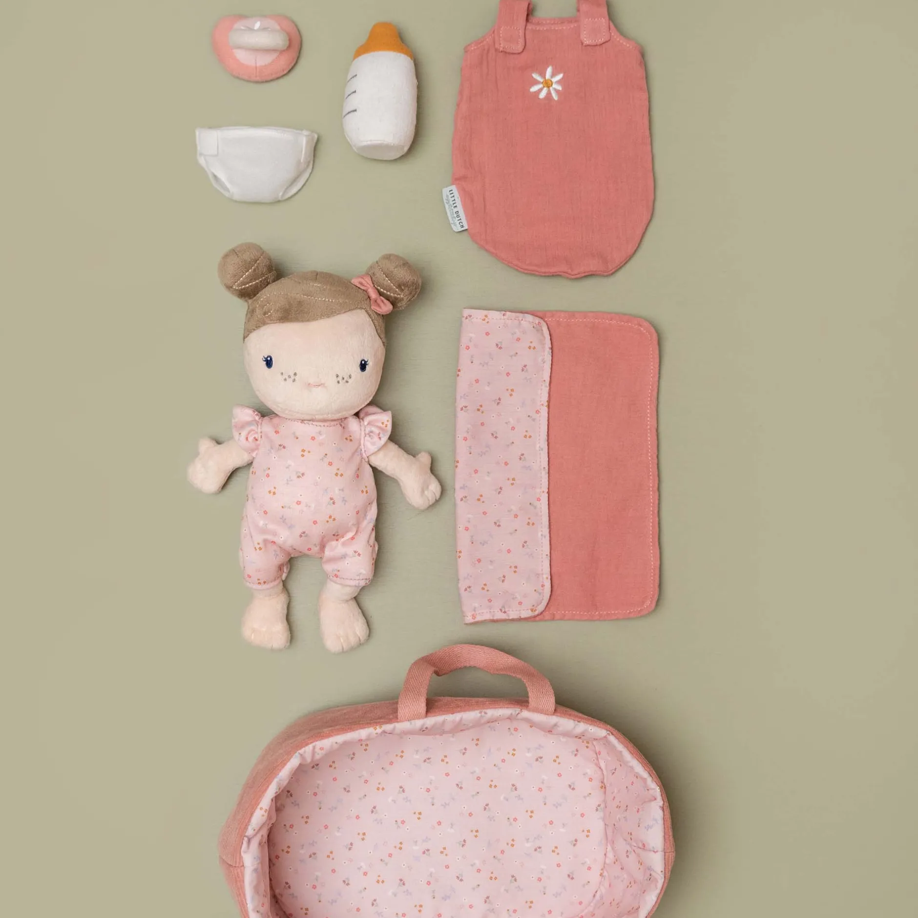 Kraamcadeaus|Poppen & Poppenwagens*Little Dutch Baby pop Rosa Pink