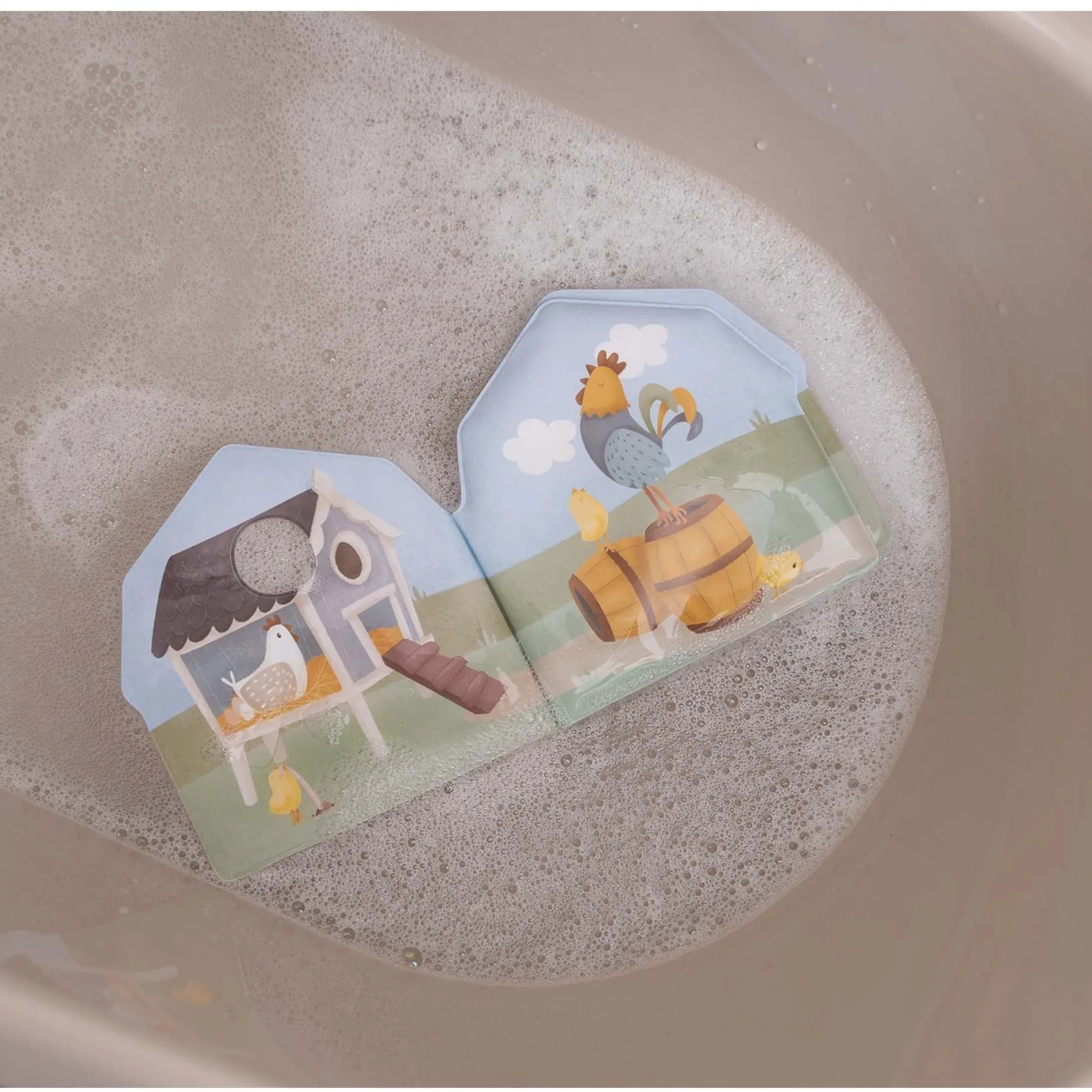 Kinderboeken|Badspeelgoed*Little Dutch badboekje Little farm Multi