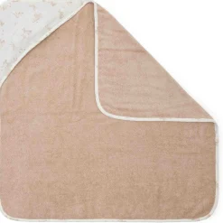 Badcapes & Badjassen*Little Dutch badcape Baby Bunny beige