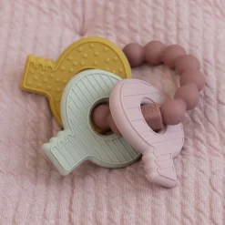 Feestartikelen|Kraamcadeaus*Little Dutch bijspeeltje sleutelbos roze