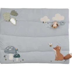 Boxkleden*Little Dutch boxkleed Forest Friends Light Blue