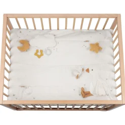 Boxkleden*Little Dutch boxkleed Newborn Naturals Off-White