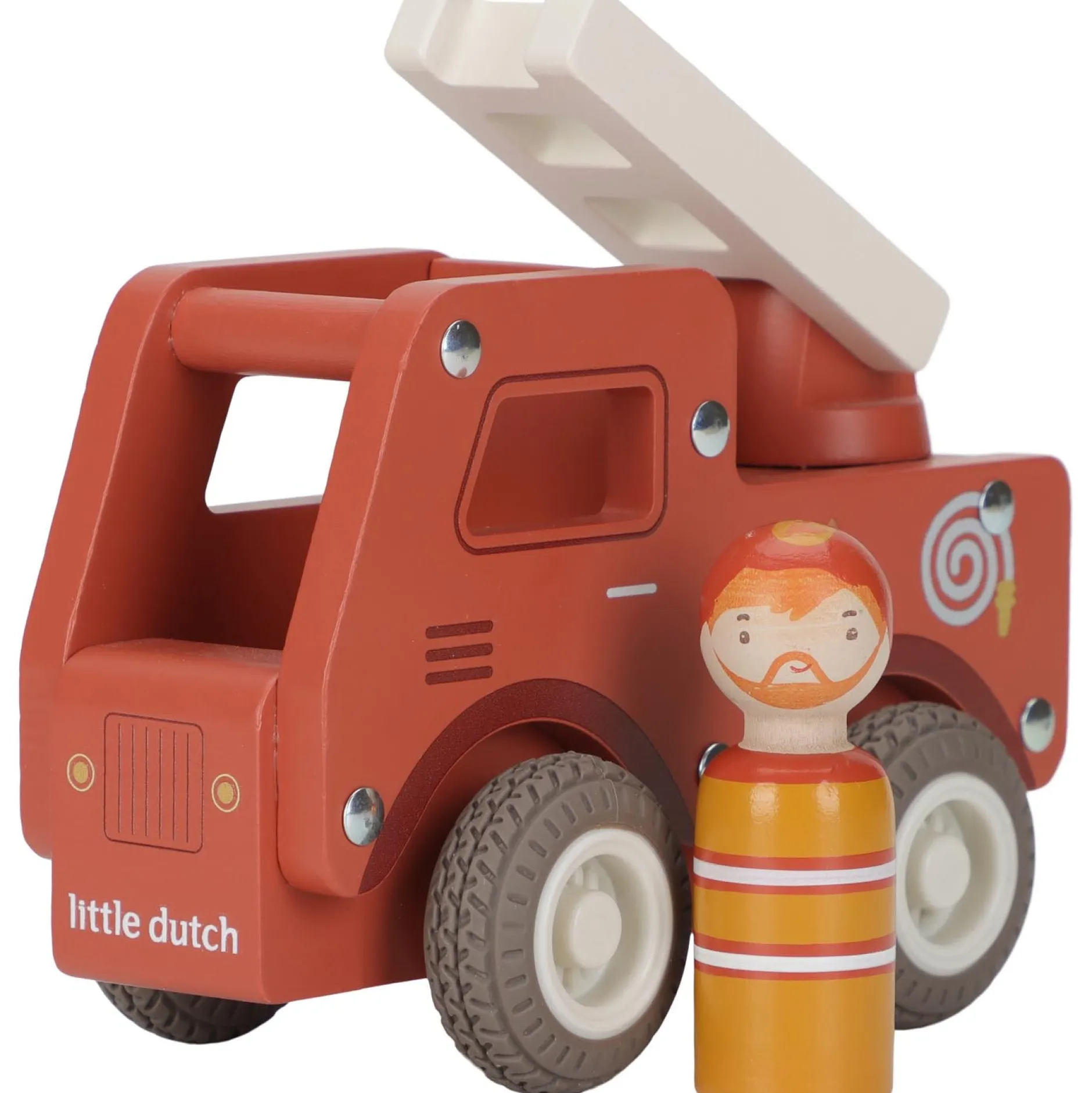 Auto's, Treinen & Garages|Speelgoed Auto's*Little Dutch Brandweerwagen Red