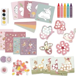 Tekenen|Puzzels & Spellen*Little Dutch crea box Fairy Garden Pink