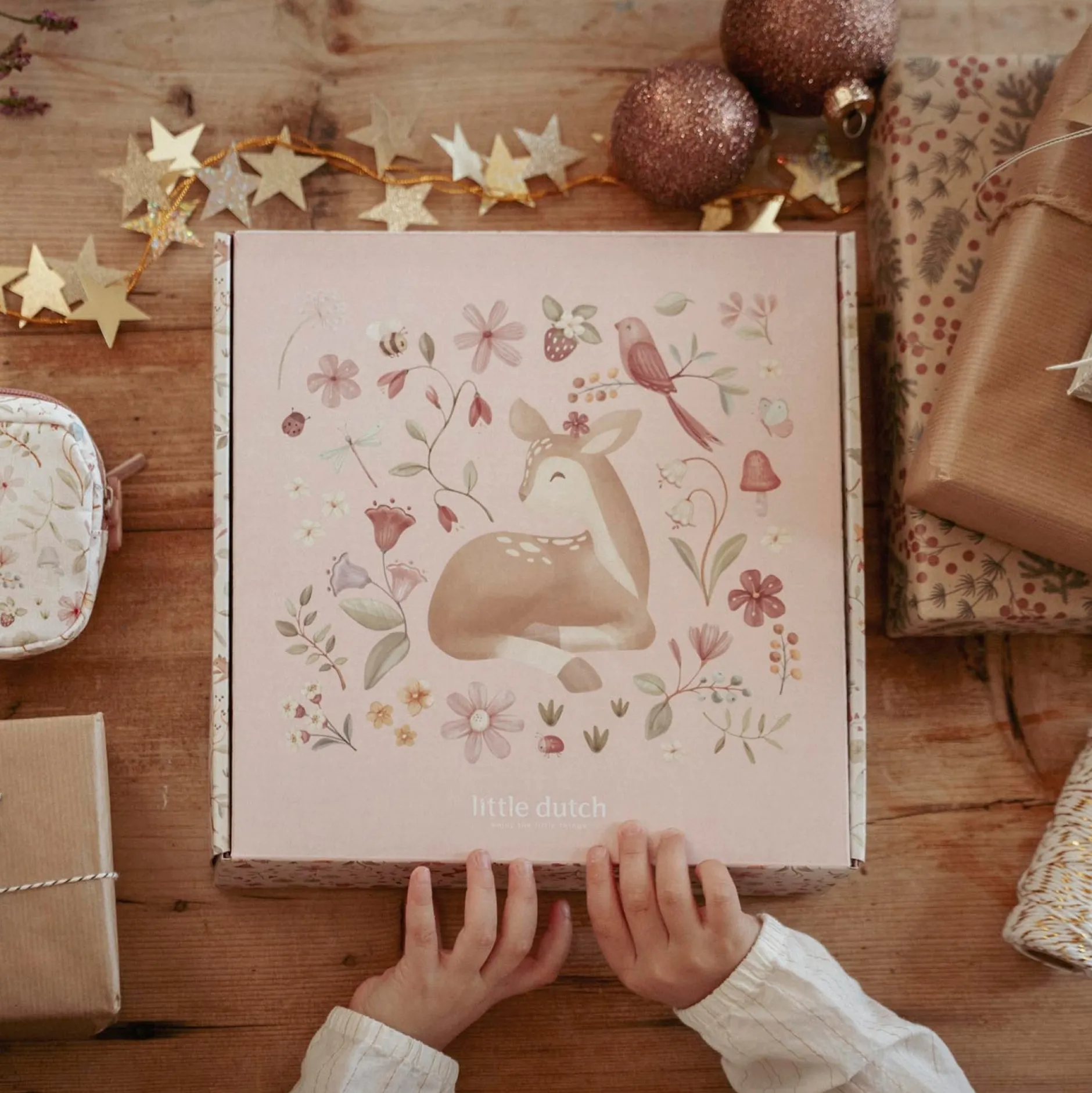 Tekenen|Puzzels & Spellen*Little Dutch crea box Fairy Garden Pink