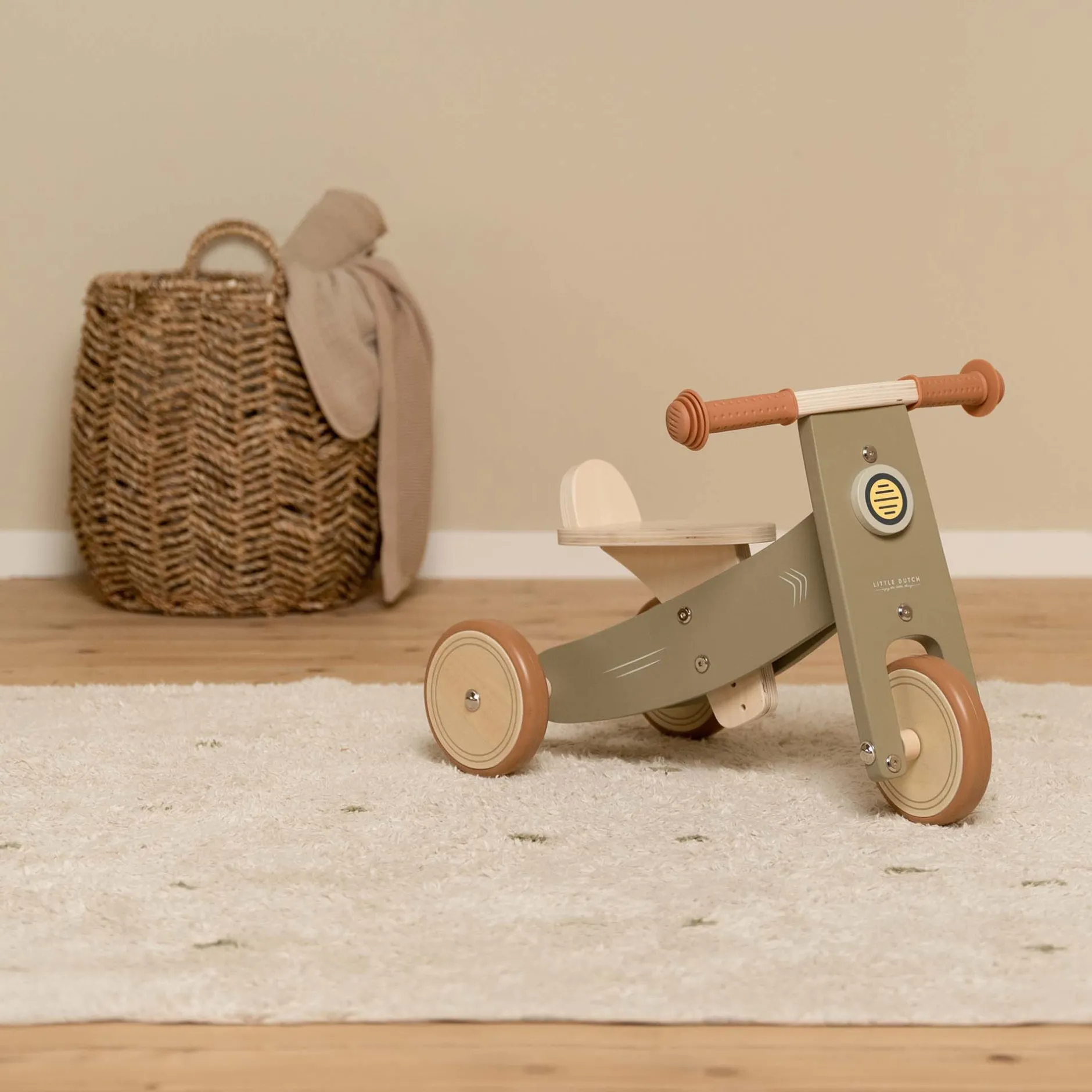 Loopfietsen & Loopwagens|Buitenspeelgoed*Little Dutch Driewieler FSC Green