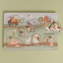 Puzzels*Little Dutch geluiden puzzel Little Farm Multi