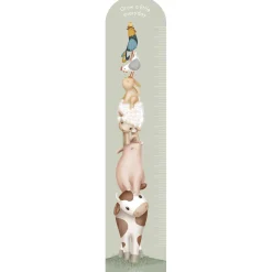 Wanddecoratie*Little Dutch Groeimeter Little Farm mint