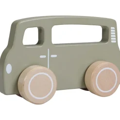 Auto's, Treinen & Garages|Speelgoed Auto's*Little Dutch houten bus Dark Olive Green