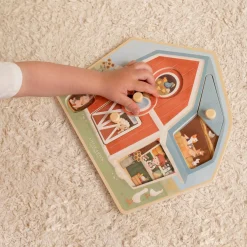 Puzzels*Little Dutch houten puzzel Little Farm Multi