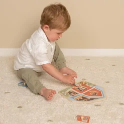 Puzzels*Little Dutch houten puzzel Little Farm Multi