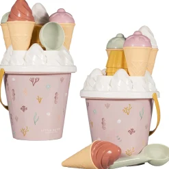 Buitenspeelgoed*Little Dutch ijsjes emmerset 14-delig Pink