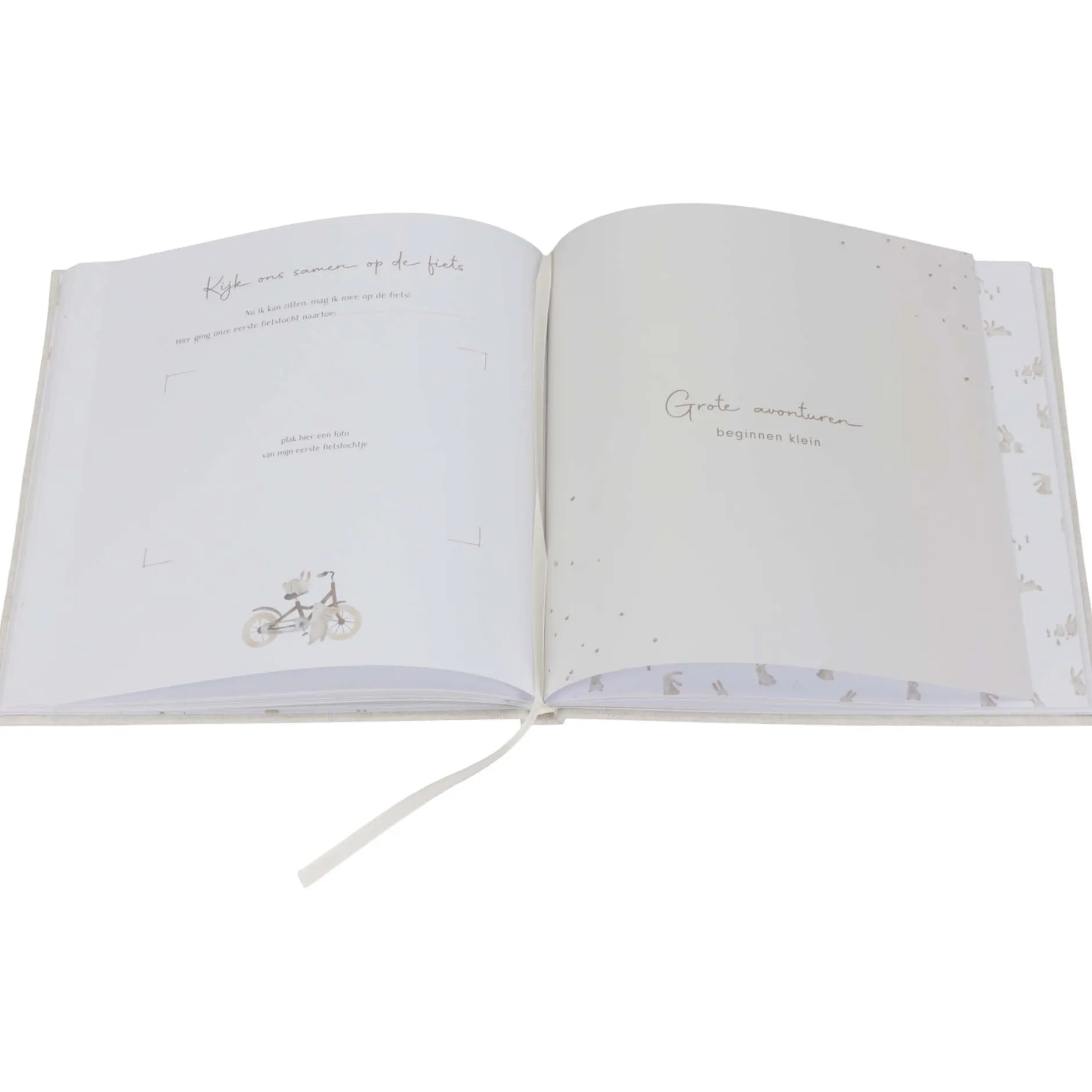 Feestartikelen|Invulboeken*Little Dutch Invulboek Eerste jaar Beigebrown