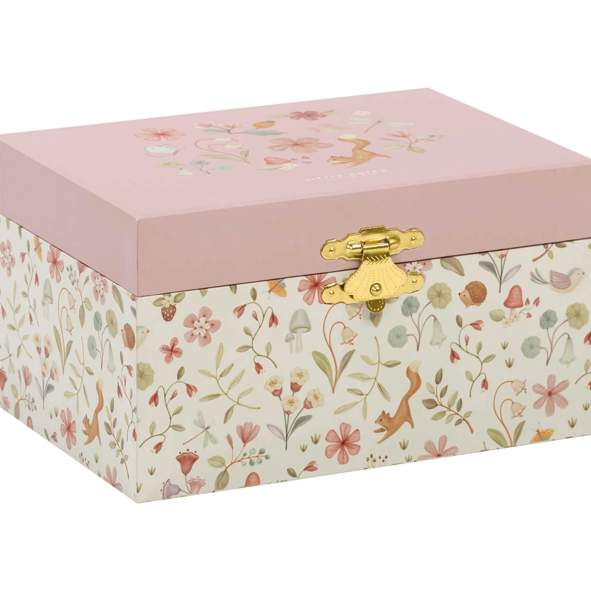 Kraamcadeaus|Puzzels & Spellen*Little Dutch Juwelendoosje Rosa Multi