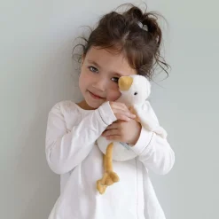 Knuffels*Little Dutch knuffel Little Goose 18cm White
