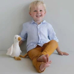 Knuffels*Little Dutch knuffel Little Goose 18cm White