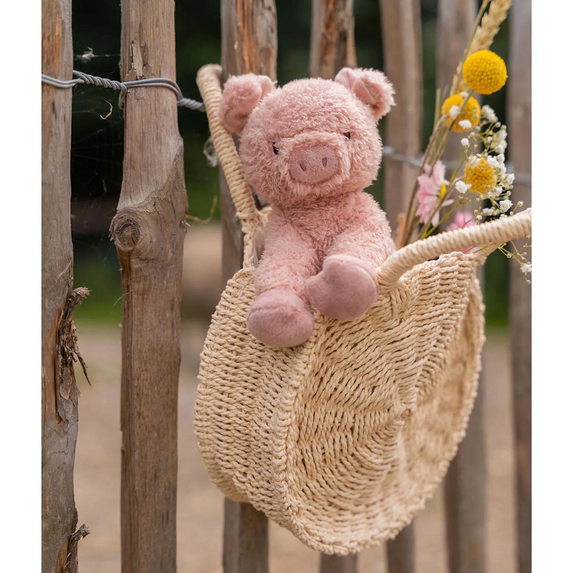 Knuffels*Little Dutch knuffel varken 17cm Pink