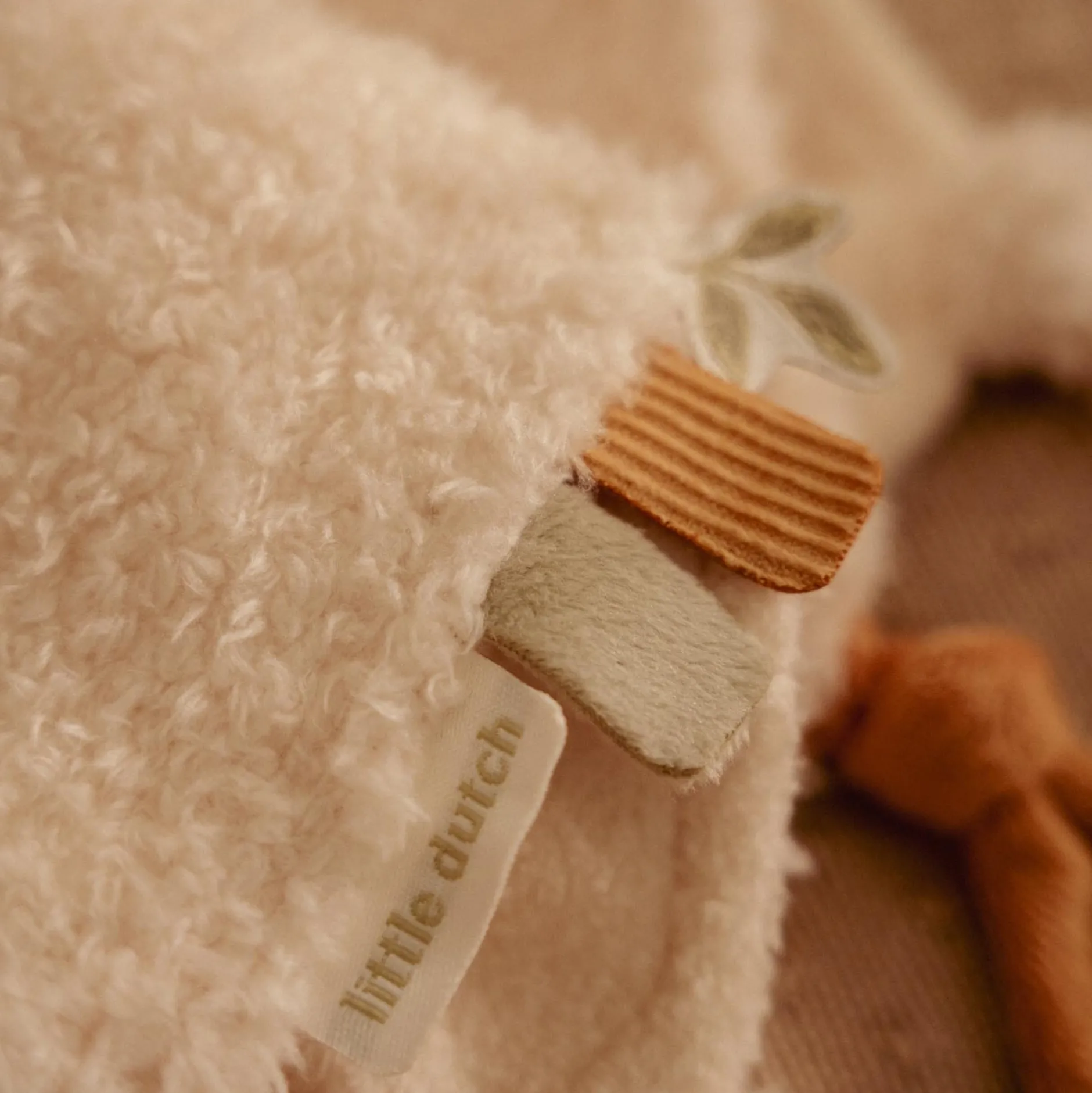 Knuffeldoekjes*Little Dutch knuffeldoekje Newborn Naturals Goose Off-White