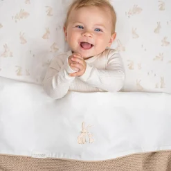 Hoeslakens*Little Dutch ledikanthoeslaken Baby Bunny wit