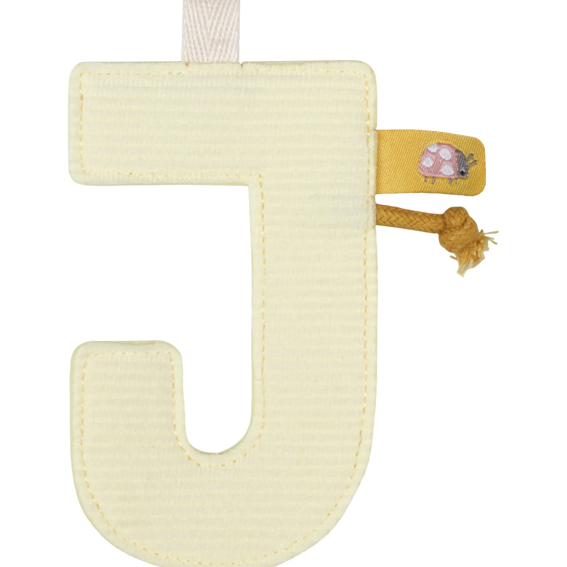 Wanddecoratie*Little Dutch letterslinger J geel