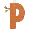 Wanddecoratie*Little Dutch letterslinger P oranje