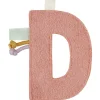 Wanddecoratie*Little Dutch letterslinger D roze