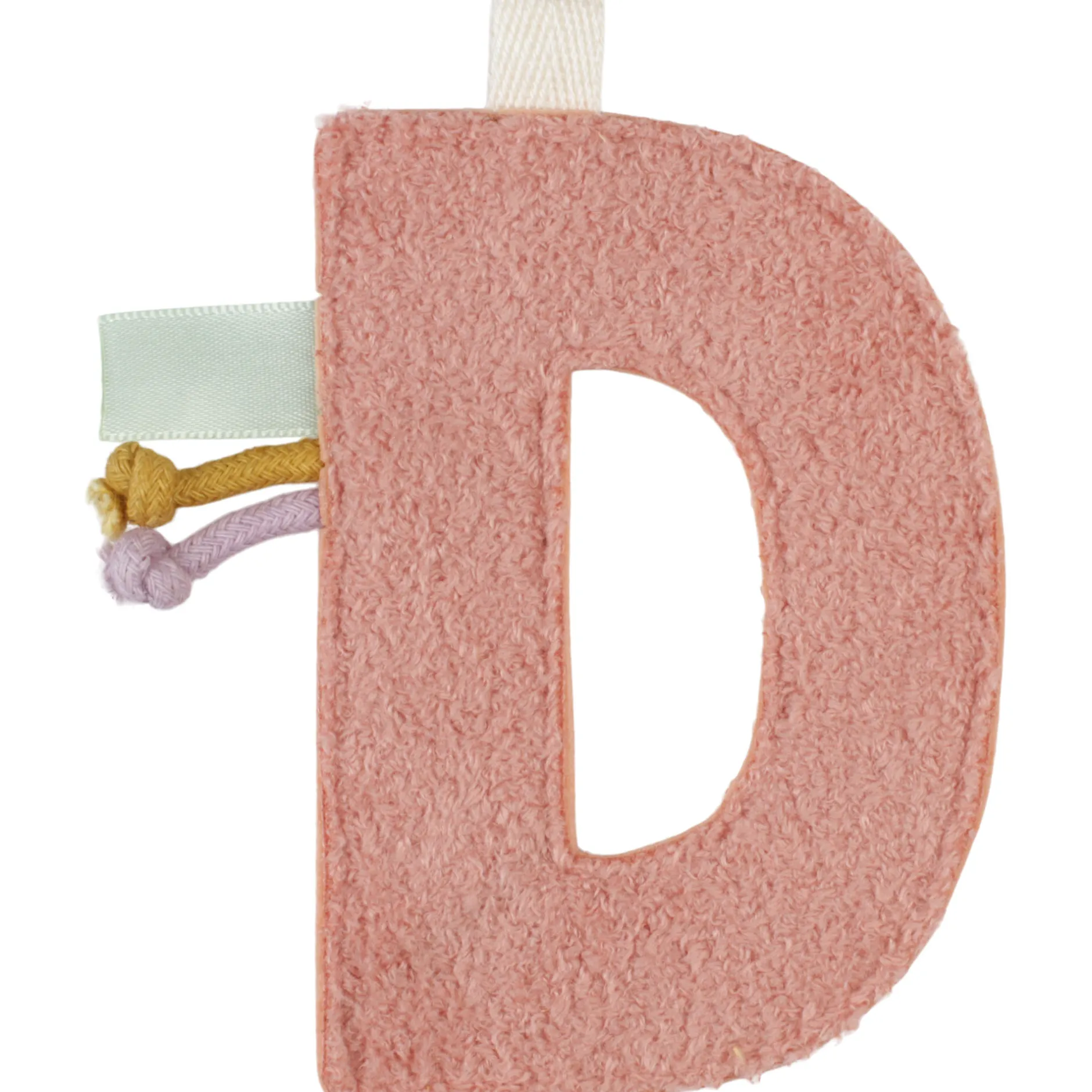 Wanddecoratie*Little Dutch letterslinger D roze