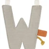 Wanddecoratie*Little Dutch letterslinger W groen